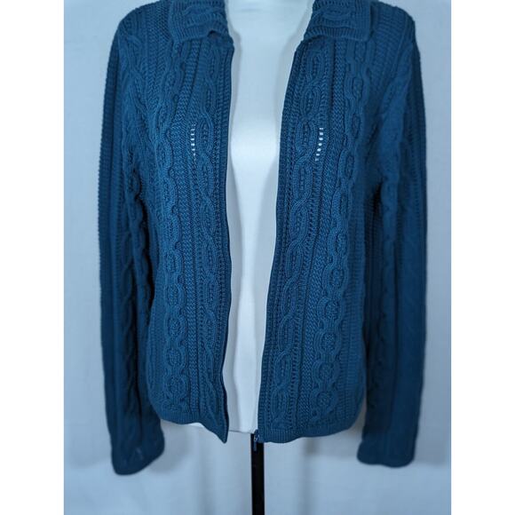 Valerie Stevens Women's Size XL Zipper Sweater/ JacketBust 45" CB 22" NWOT - Picture 8 of 8